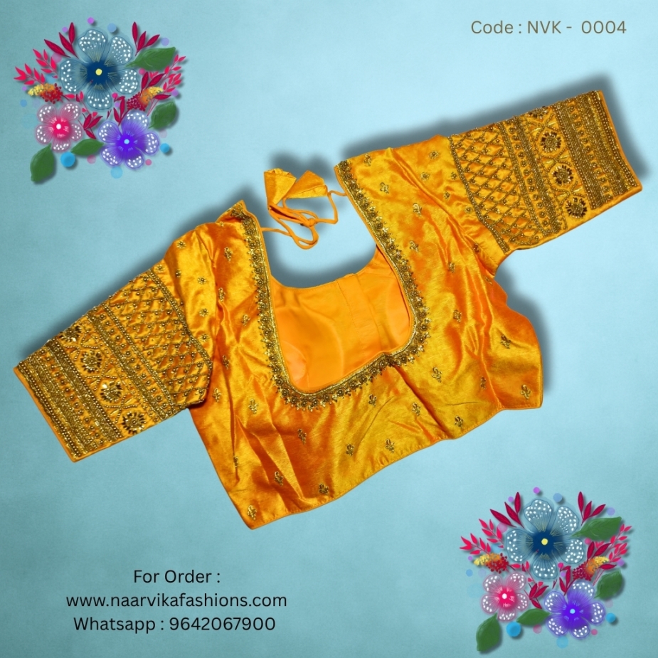Designer Yellow Blouse